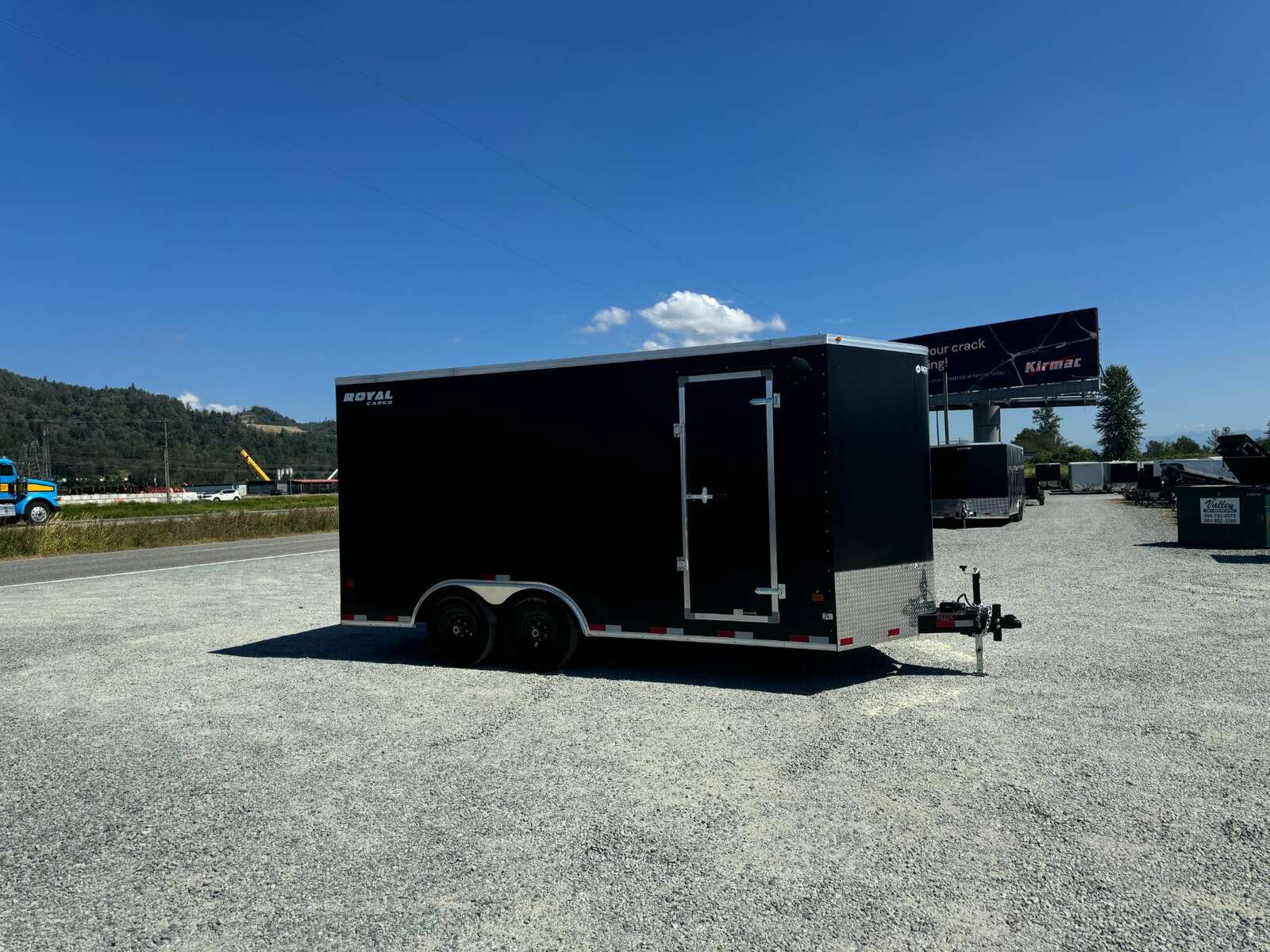 Photo of 2026 Royal Cargo 8.5X16 V NOSE Cargo / Enclosed Trailer Black RAMP DOOR EXTRA HEIGHT 11,400LB GVW
