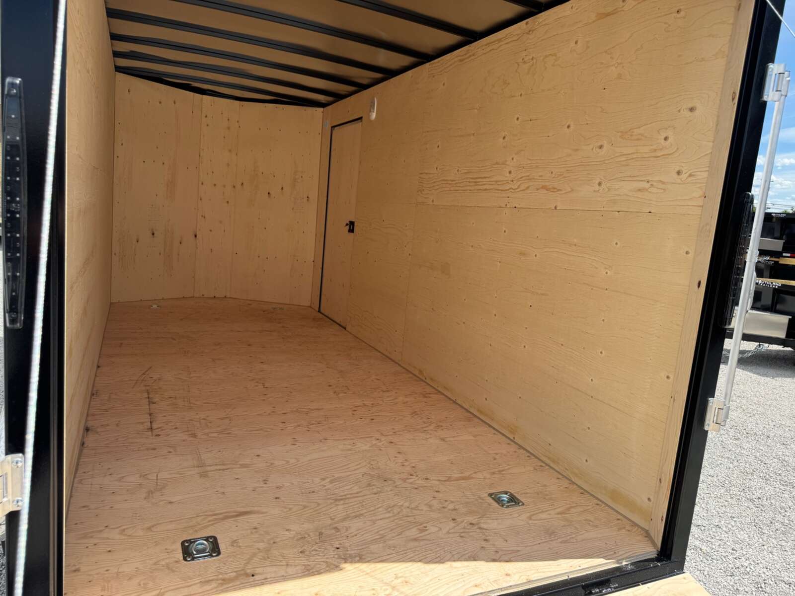 Photo of 2026 Royal 7x16 Enclosed Cargo Trailer V Nose Ramp Door White 7700lb GVW Extra Height