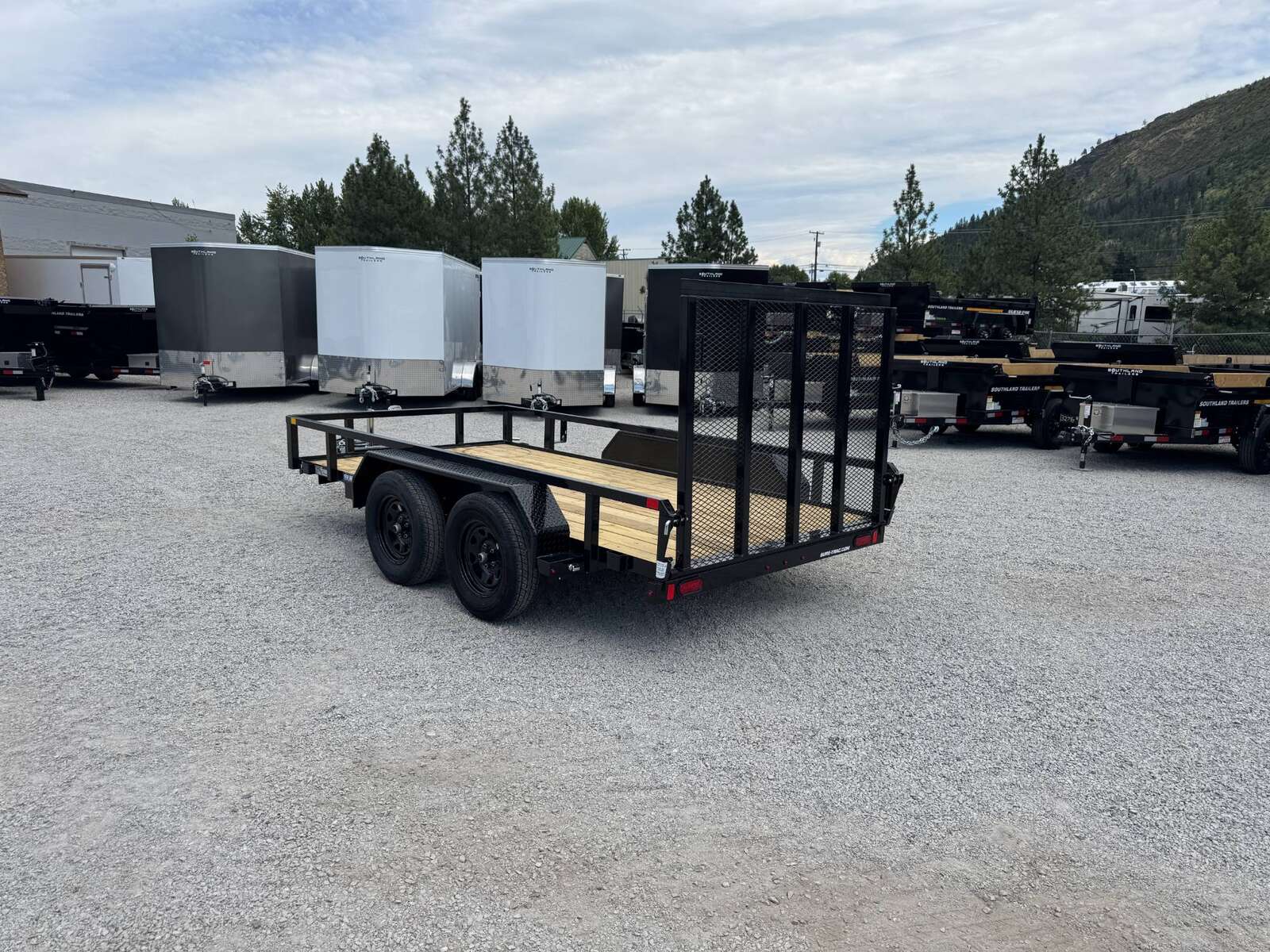 Photo of 2025 Suretrac 6x12 Tube Top Utility Trailer Tandem Axle 7000lb GVW w/ Ramp Gate