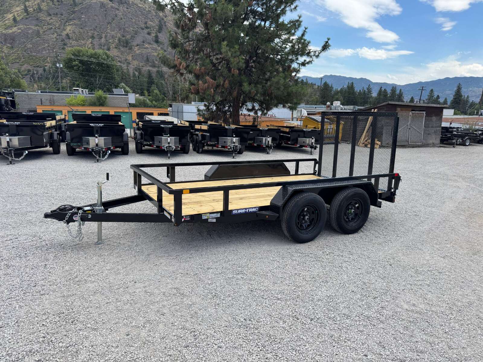Photo of 2025 Suretrac 6x12 Tube Top Utility Trailer Tandem Axle 7000lb GVW w/ Ramp Gate
