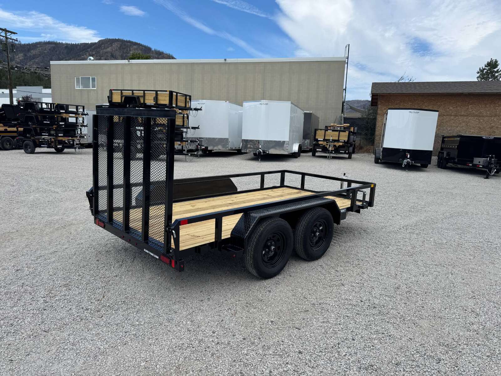 Photo of 2025 Suretrac 6x12 Tube Top Utility Trailer Tandem Axle 7000lb GVW w/ Ramp Gate