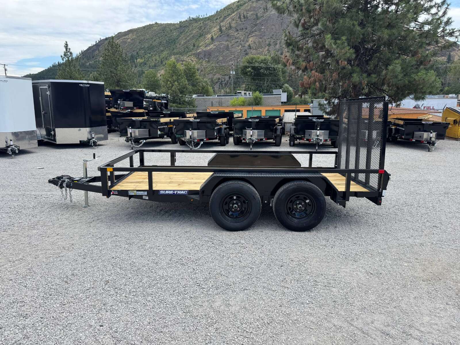 Photo of 2025 Suretrac 6x12 Tube Top Utility Trailer Tandem Axle 7000lb GVW w/ Ramp Gate
