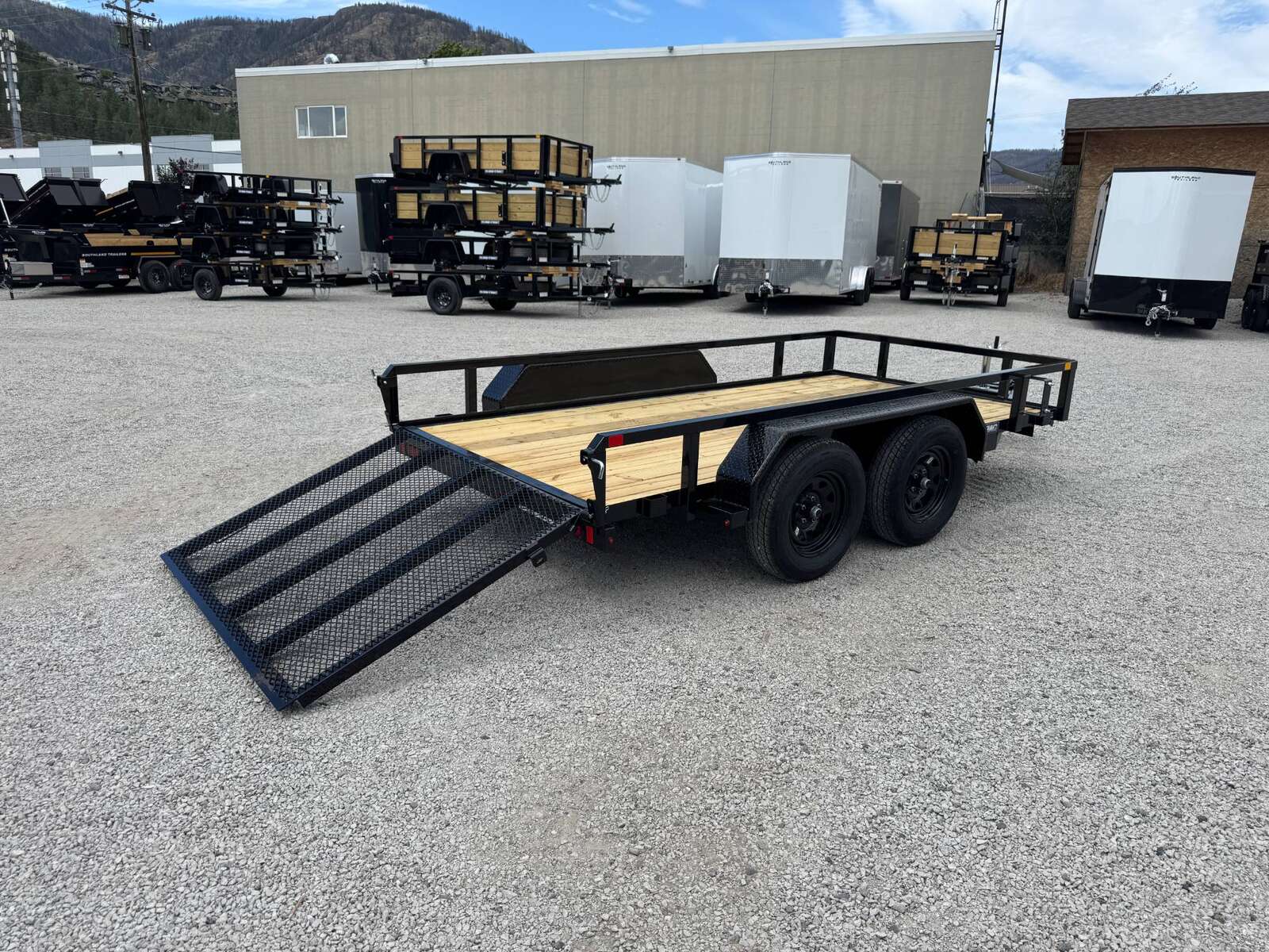 Photo of 2025 Suretrac 6x12 Tube Top Utility Trailer Tandem Axle 7000lb GVW w/ Ramp Gate