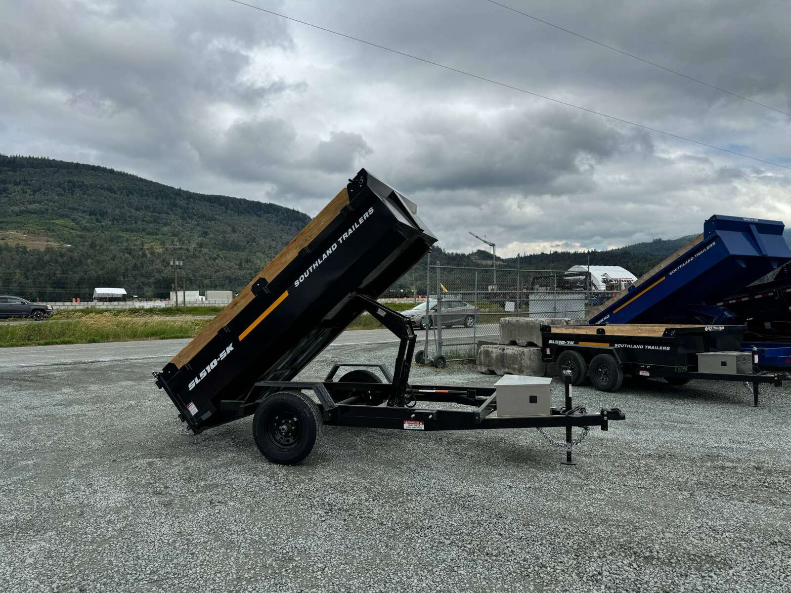 Photo of 2026 Southland 5x10 Dump Trailer Single Axle 5700lb GVW with Tarp and Ramps