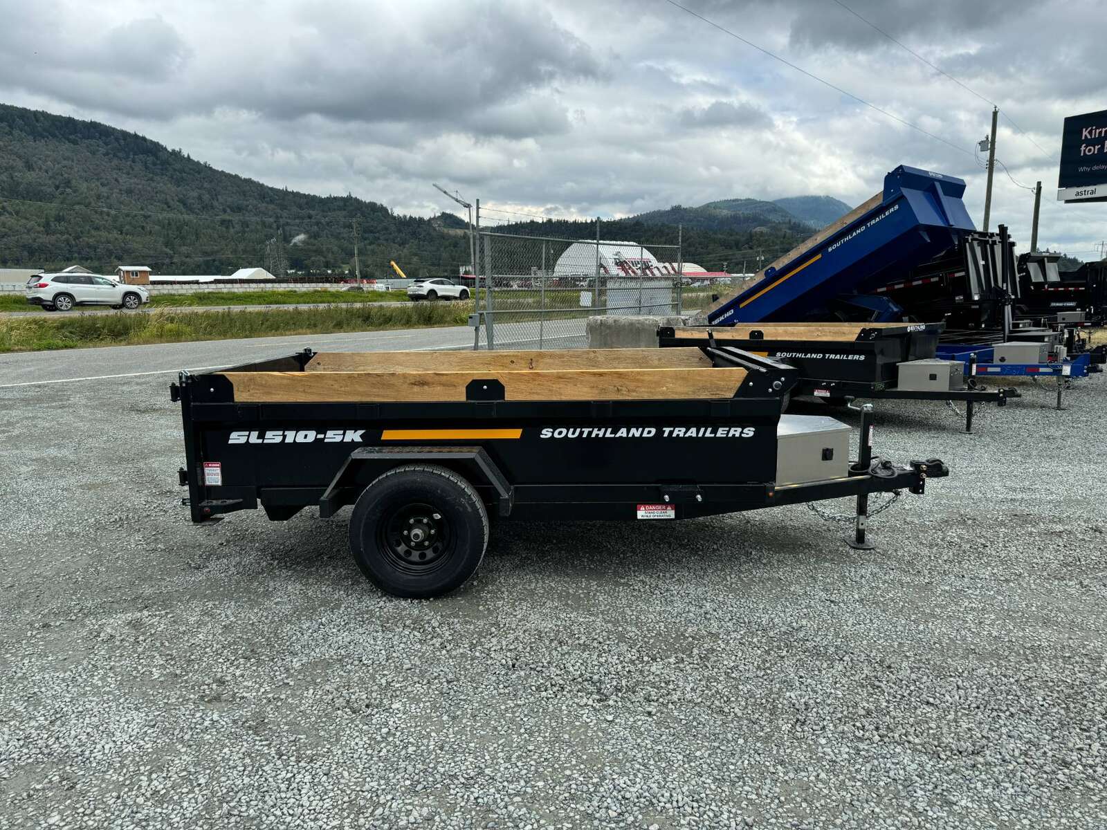 Photo of 2026 Southland 5x10 Dump Trailer Single Axle 5700lb GVW with Tarp and Ramps