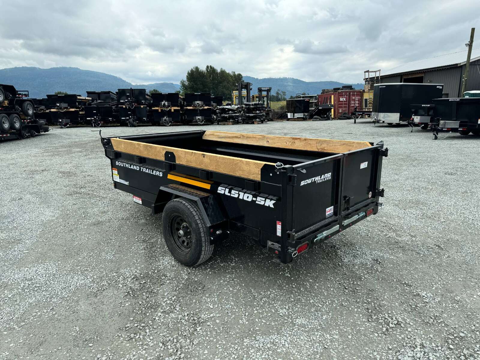 Photo of 2026 Southland 5x10 Dump Trailer Single Axle 5700lb GVW with Tarp and Ramps
